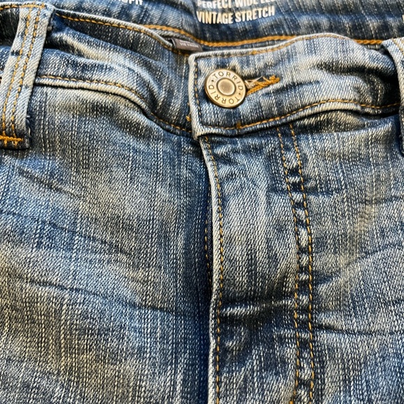 Torrid Blue Flare Jeans with Distressed Details - Picture 4 of 11